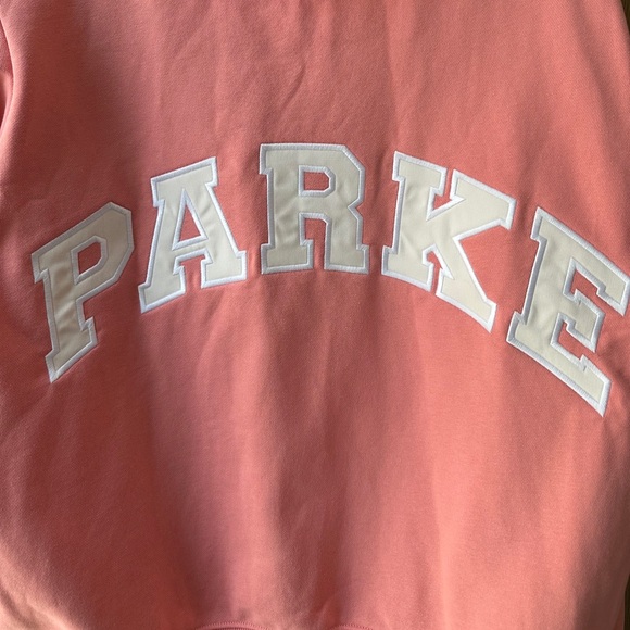 Parke Jean Heart Varsity Mockneck Sizes: L/XL - Picture 4 of 5
